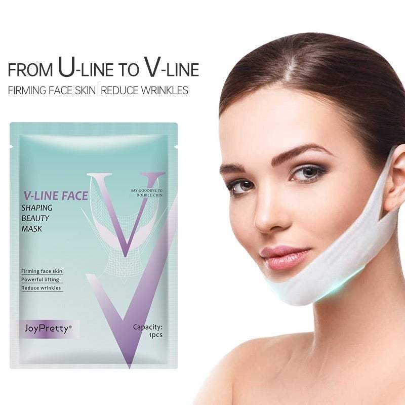Face Shaper-Double Chin Removal-V-LINE Beauty Mask - JoyPretty Skin
