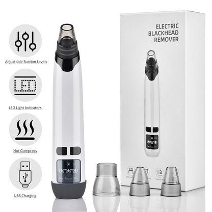 JoyPretty® Electric Blackhead Remover tool - Deep Pore Facial Cleaner for Black heads, Whiteheads, Acne Removal Joy Pretty Skin